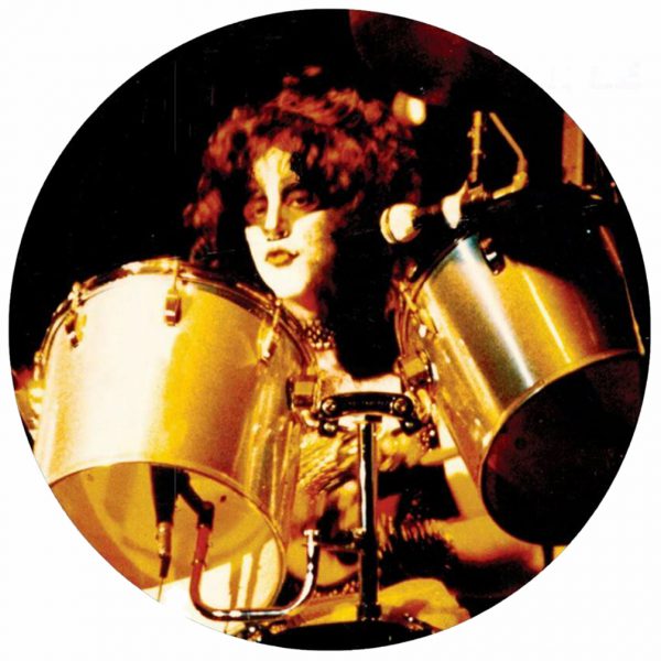 Eric Carr behind the Drums