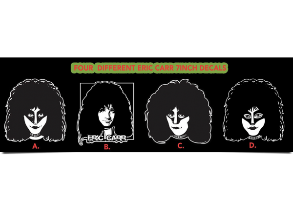 4 Different Eric Carr Decal
