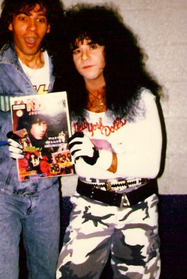 Eric Carr with Fan Sylvain Verne