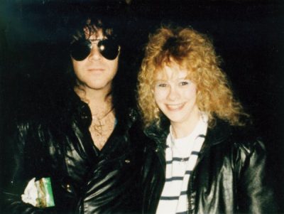 Eric Carr with Fan
