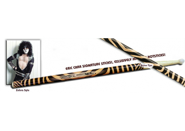 Eric Carr Signature Sticks "Zebra"