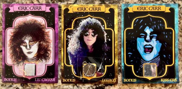 ERIC CARR  MEMORABILIA CARDS