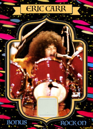 Eric Carr New Asylum Drum-Skin Trading Card