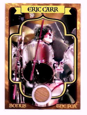 Eric Carr Genuine Drumstick Piece Trading Card