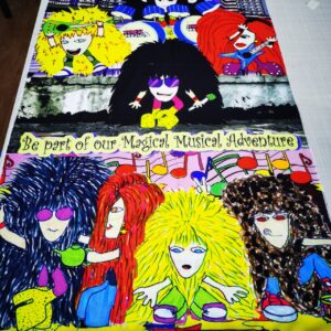Eric Carr THE ROCKHEADS Beach Towel/ Bed Cover/Banner