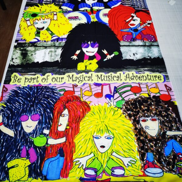 Eric Carr THE ROCKHEADS Beach Towel/ Bed Cover/Banner