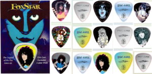 "FOXSTAR" ERIC CARR, GUITAR PICK SET.