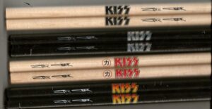 Eric Carr KISS LOGO DRUMSTICKS