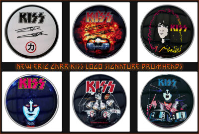 Kiss Eric Carr Logo Signature Drumheads