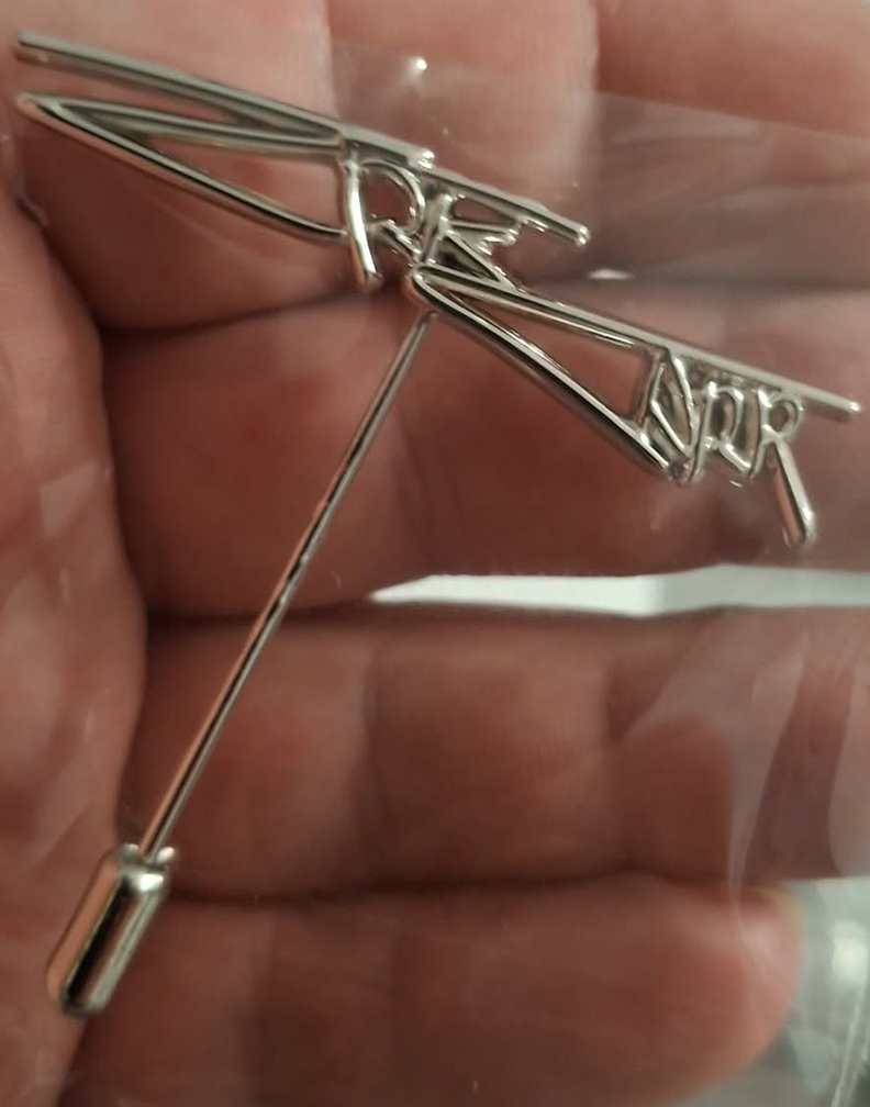 "The Fox" Eric Carr Signature Stick Pin Silver